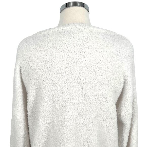 Studio B By Bobeau Womens White Textured Knit Sweater Size XL - Picture 6 of 11